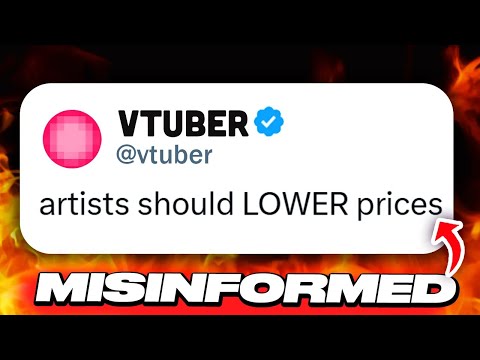 Vtuber Says Artists Should LOWER Prices…Internet Upset