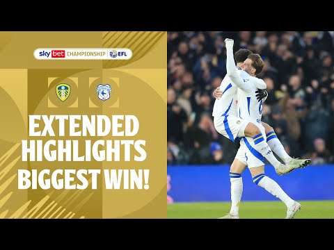 BIGGEST WIN! | Leeds United v Cardiff City extended highlights