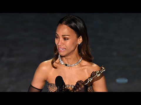 Oscars 2025: Zoe Saldaña Delivers EMOTIONAL Speech After Historic Win