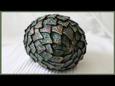 I made a green dragon egg🐲🥚 | Rhaegal from GOT