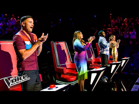 Unforgettable STANDING OVATIONS in the Blind Auditions on The Voice!