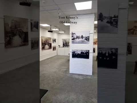 Photos of Old Galway city - an exhibition celebrating Tom's 50th year writing on Old Galway. #galway