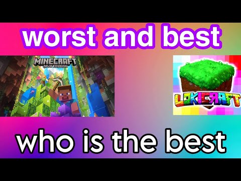 Minecraft worst and best games // Lets try