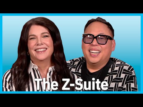 What baffles THE Z-SUITE stars Lauren Graham & Nico Santos about Gen-Z? | TV Insider