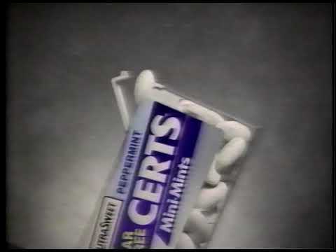 1988 Sugar Free Certs Mini Mints