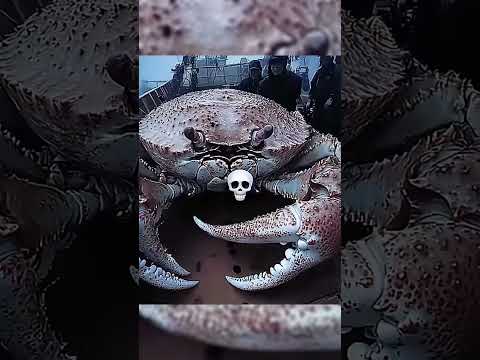 the biggest crab #viralshort #viralvideo #4u #foryou #skull #crab biggest #aura #memes #mustsee