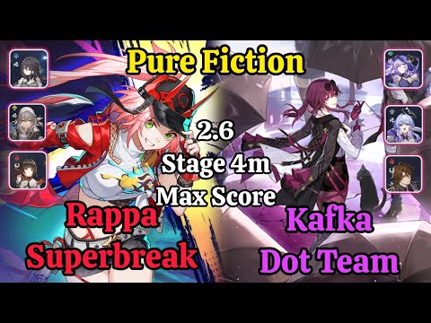 E0S0 Rappa Superbreak & E0S0 Kafka Dot Team 2.6 Pure Fiction stage 4 Max points / HSR