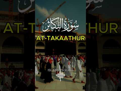 Surat At-Takathur  سورة التكاثر #quranic #quranan#voiceeffects#quranic #quranverses #alquran