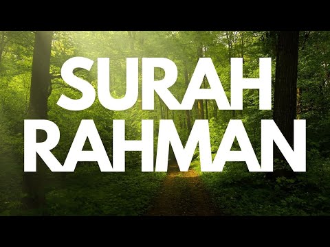 Surah Rahman With Rain And Thunder Sound | Relaxing and Soothing Quran Recitation | S3E1