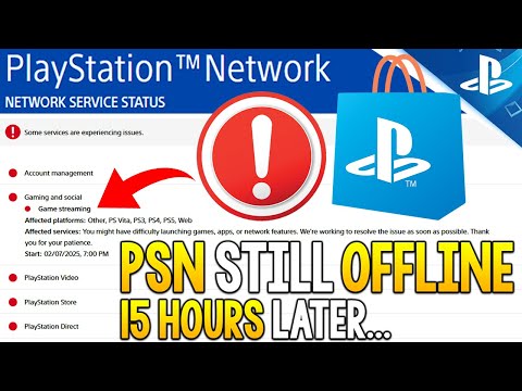 PSN is STILL OFFLINE 15 Hours Later - Is this a HACK? (PLAYSTATION NETWORK OFFLINE UPDATE)