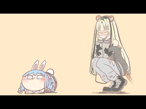 【コラボ】後輩となかよくなれるかな【ホロライブ/兎田ぺこら/虎金妃笑虎】