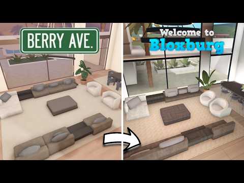 RECREATING A BERRY AVENUE INTERIOR In BLOXBURG | Part 2