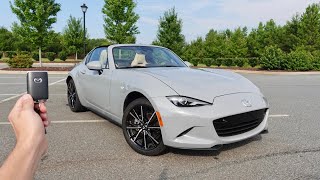 2024 Mazda MX-5 Miata RF Grand Touring: Start Up, Exhaust, Walkaround, Test Drive and Review