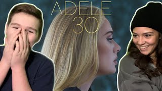 SIBLINGS REACT TO THE ENTIRE ADELE 30 ALBUM FOR THE FIRST TIME!! (DIVORCE BABE DIVORCE)