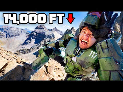 I Climbed a 14,000 FT MOUNTAIN in Master Chief’s Armor