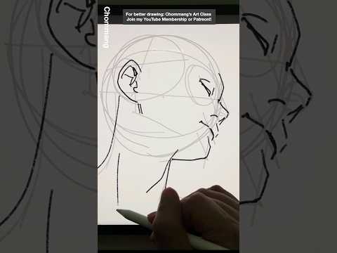 Face drawing method  #drawing #bodysketch #howtodrawaface