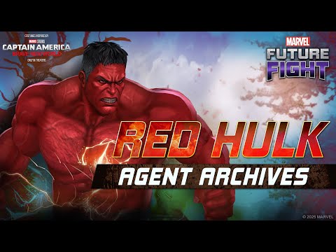 MARVEL Future Fight: Red Hulk Agent Archives