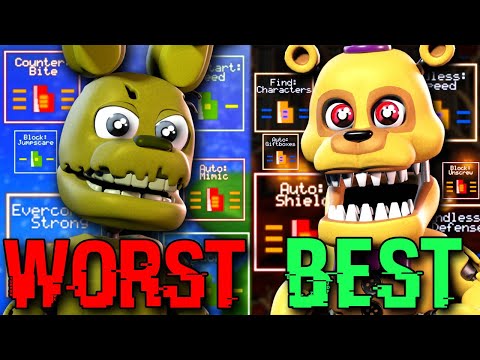 Ranking All FNAF World Chips From Worst To Best