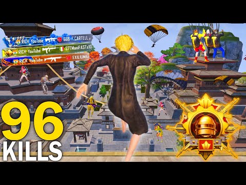 OMG!😨96 KILLS in 2 MATCHES 🥵SOLO VS SQUAD | Pubg mobile 🔥