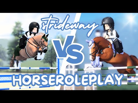 Strideway VS. Horse Roleplay Beta II New Roblox Horse Games