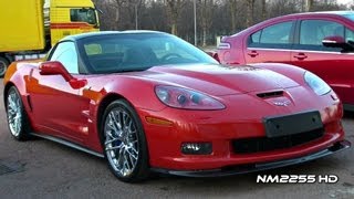 Inferno Orange Corvette ZR1 Engine Start Up