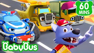 Revezamento de Entrega | Lobo Desenho | Carro Desenho | Músicas Infantis  🐼 por BabyBus