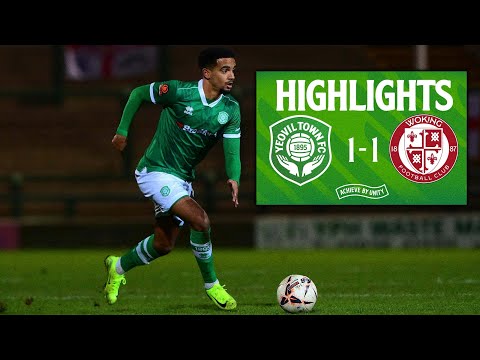 Highlights | Yeovil Town 1-1 Woking