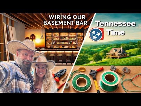 From California to Tennessee: Wiring Our Basement Bar | DIY Challenges & Wins