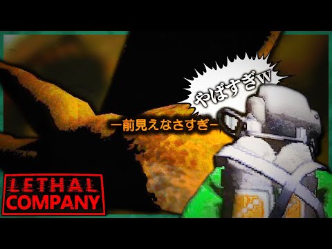 前見えなさ過ぎてツボった結果・・・【Lethal Company】