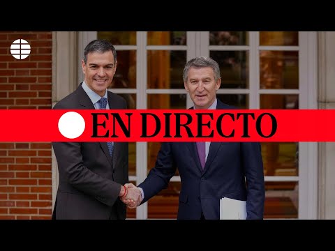 🔴 DIRECTO | Feijóo comparece tras su reunión con Pedro Sánchez en La Moncloa