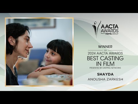 Shayda wins the AACTA Award for Best Casting in Film