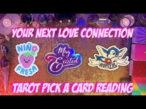 💘Your Next Love Connection!💘 Tarot Pick a Card Love Reading