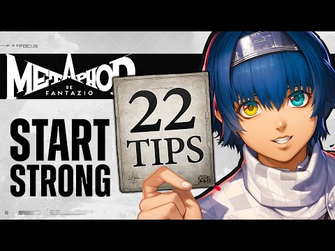 AVOID WASTING TIME! Know 22 Essential Tips Before Starting Metaphor Refantazio - Beginner Guide