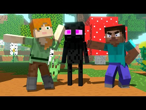 Cute Enderman | Minecraft Enderman Story #Shorts