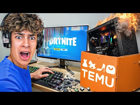 I Played Fortnite Using ONLY TEMU Gaming Products