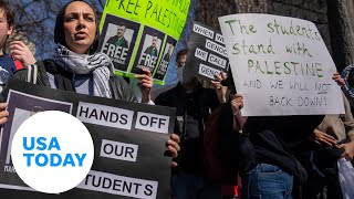 Hundreds protest arrest of Columbia student leader Mahmoud Khalil | USA TODAY