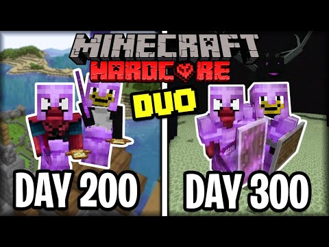 We Survived 300 Days in HARDCORE Minecraft...