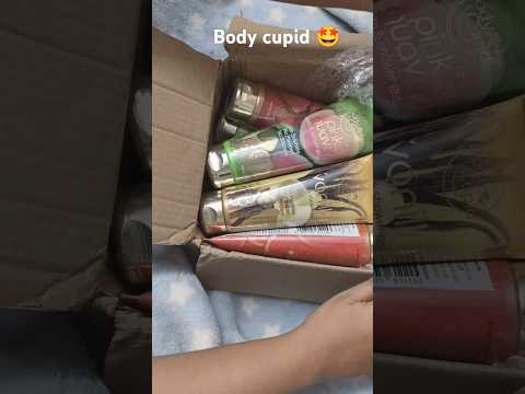 Body cupid shower gel and scrub #bodycupid #showergel #bodyscrub #unboxi