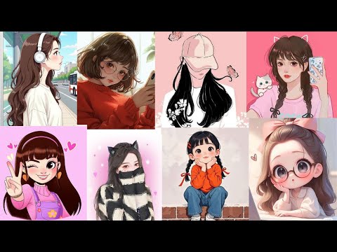 🌟Cartoon girl dpz❤️‍🔥 Anime dp photo| unique whatsapp🦋 dpz for profile