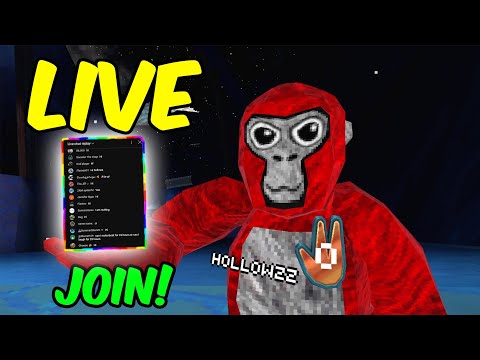 🔴GORILLA TAG AWESOME UPDATE 🔴(#gorillatag )🦍JOIN IN!✨