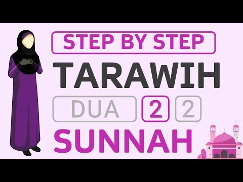 FIRST SET: TARAWIH at Home: Female Step-by-Step Beginner's Guide to 2 Rakat Sunnah Taraweeh Prayer