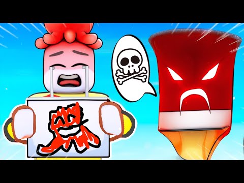 絵がへただと死んでしまうロブロックス【 Roblox 】