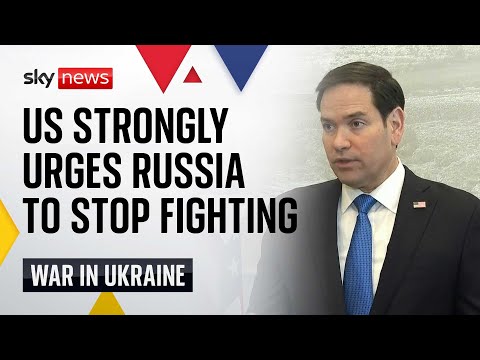 Trump's top diplomat Marco Rubio puts pressure on Russia to end war