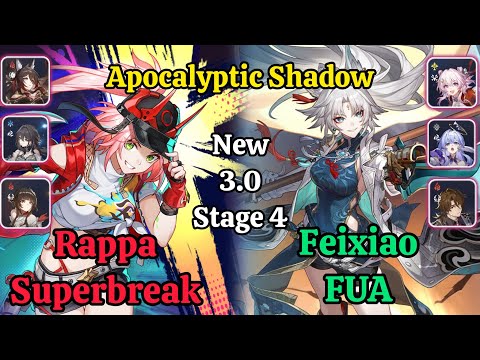 E0S0 Rappa Superbreak & E0S0 Feixiao FUA New Apocalyptic Shadow stage 4 Clear / Hsr