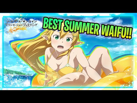 [SAO ARS]BEST SUMMER WAIFU LEAFA IS HERE!! - Sword Art Online Alicization Rising Steel