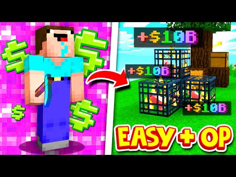 This EASY SPAWNER SETUP is INSANELY OP in *NEW* SKYBLOCK MAP | Minecraft SKYBLOCK SERVER #3