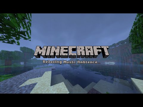 Minecraft relaxing music with Rainy days ambience