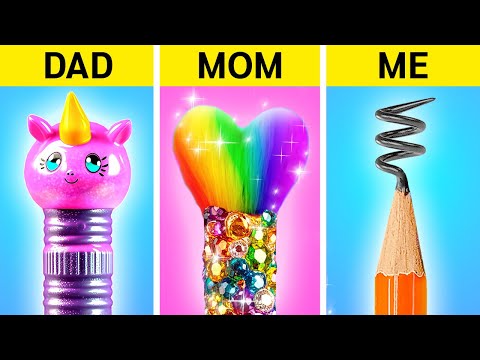 RICH VS POOR SCHOOL ART CHALLENGE 🎨 Creative Drawing Hacks and DIY Projects by YayTime! FUN