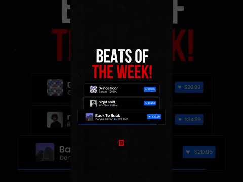 #BeatsOfTheWeek feat. Gopent, BASED1 and Donnie Katana #shorts #beatstars