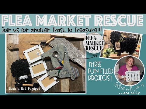 NEW THRIFT FLIP DECOR DIY-THRIFT STORE MAKEOVER-CRAFTING WITH JENNY EPISODE (2023)